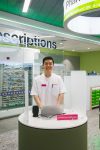 Priceline Pharmacist Minh Thai positioned at the advice pods 1