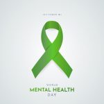 World Mental Health Day. Vector