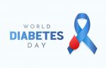 World Diabetes Day card. Vector